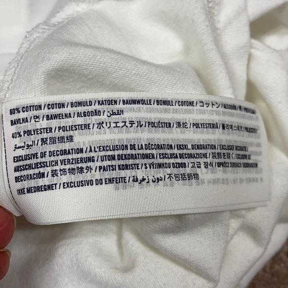 Abercrombie kids 11/12 cream Henley euc - Picture 5 of 5